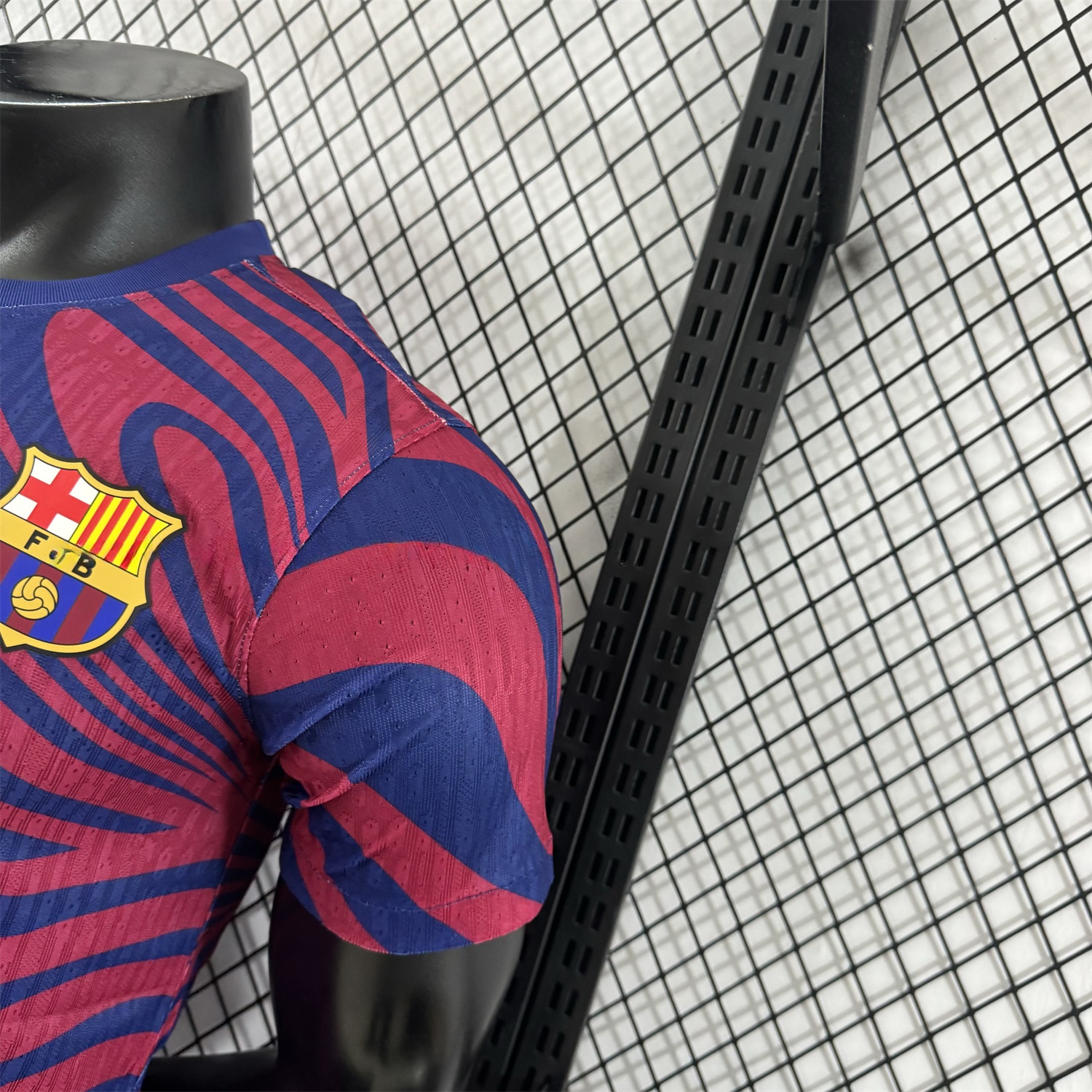 Barcelona 25-26 Red & Blue Contours Special Jersey - Player Version - UnitedFutballJersey