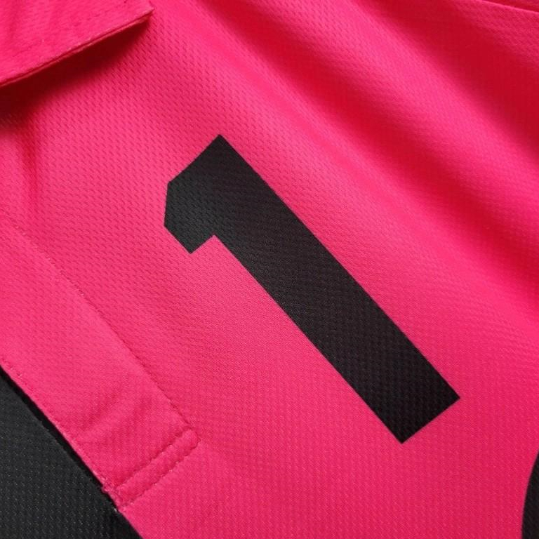 Retro Mexico 1998 World Cup Goalkeeper Pink Black Jersey - UnitedFutballJersey