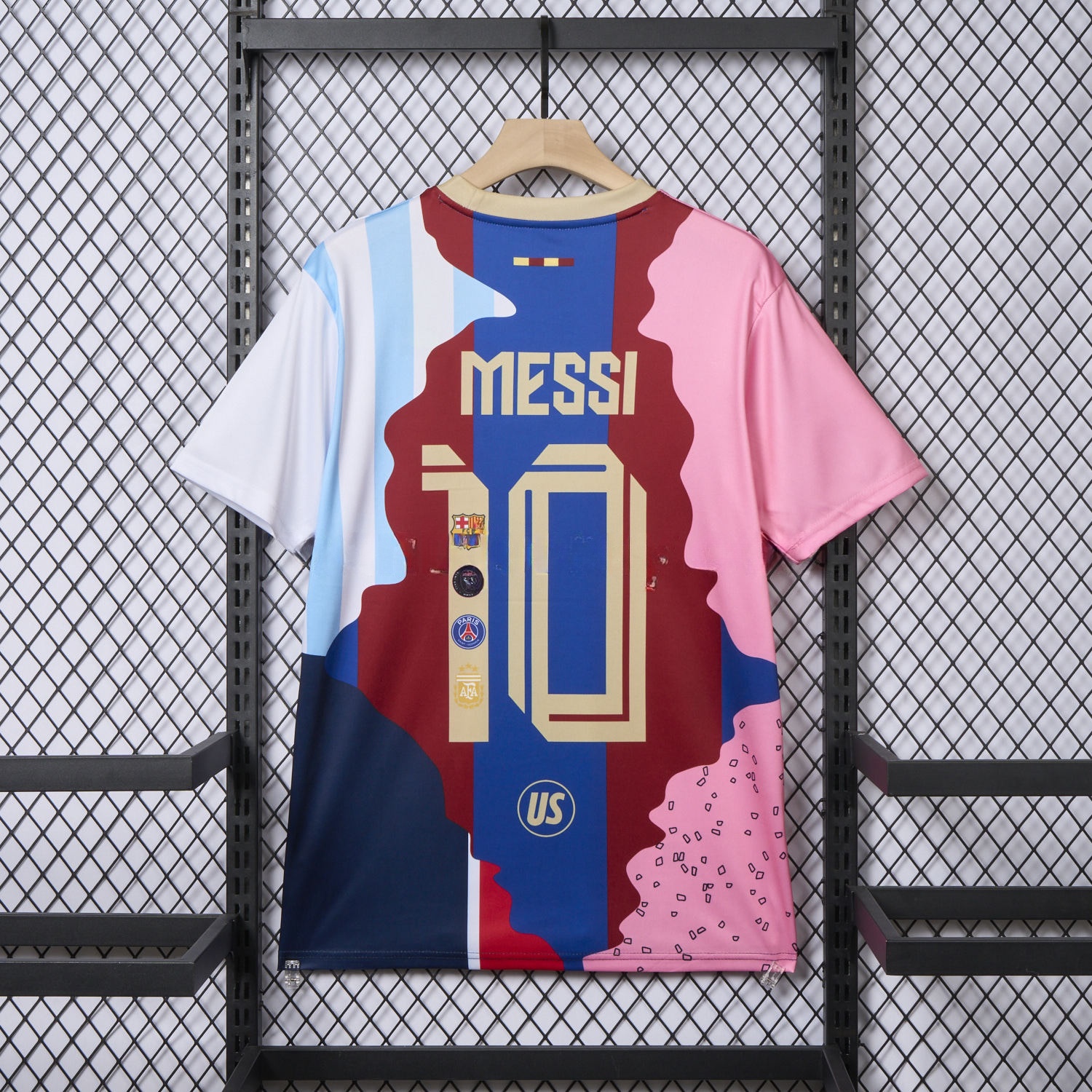Messi Career Commemorative Jersey - Fans Version - B.A.R.S.A Argentina Paris Saint-Germain PSG INT M.A.M - UnitedFutballJersey