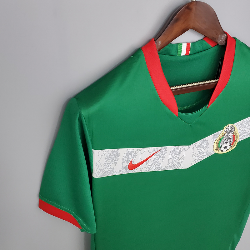 Retro Mexico 2006 Home Stadium Jersey - UnitedFutballJersey