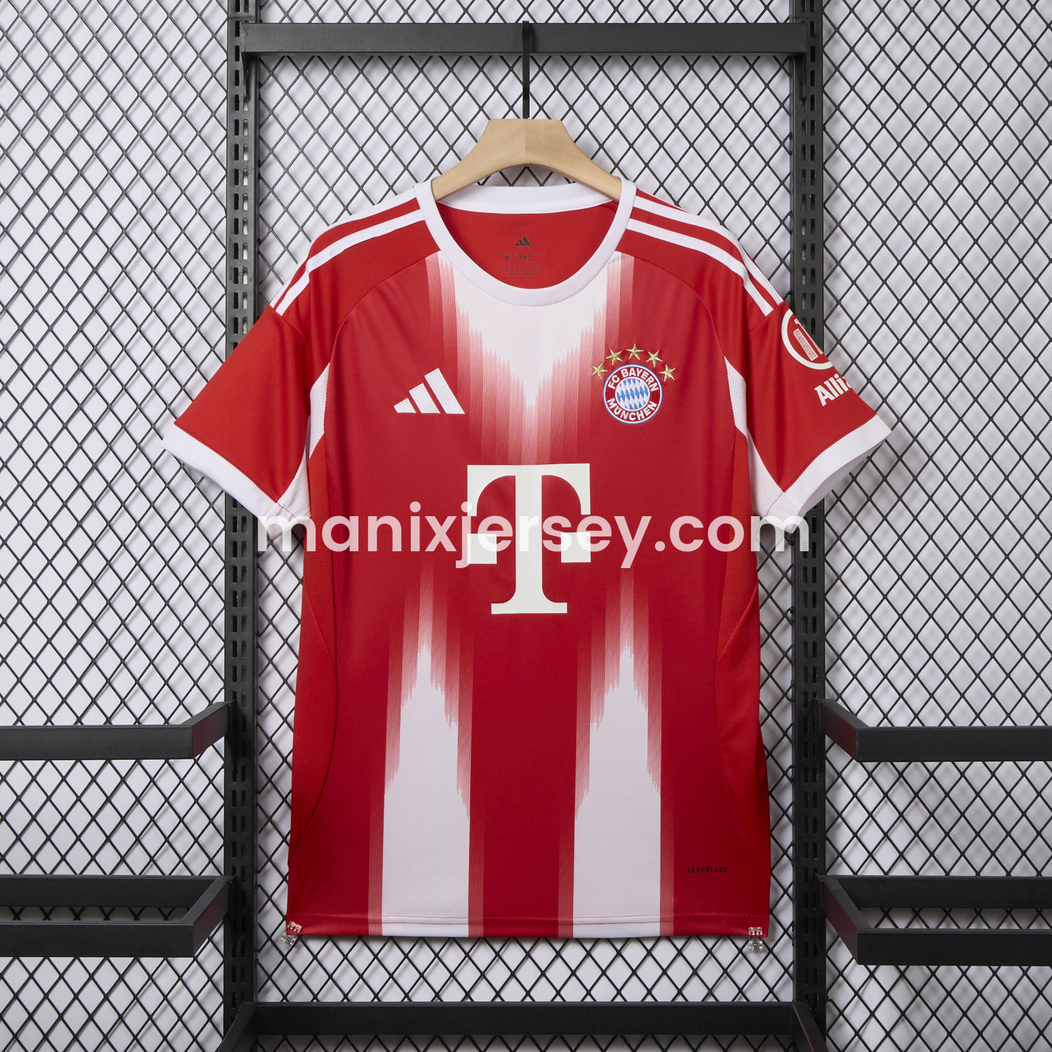 Bayern Munich 25-26 Pattern M Home Jersey(New Leaked Version) - Fans Version - UnitedFutballJersey