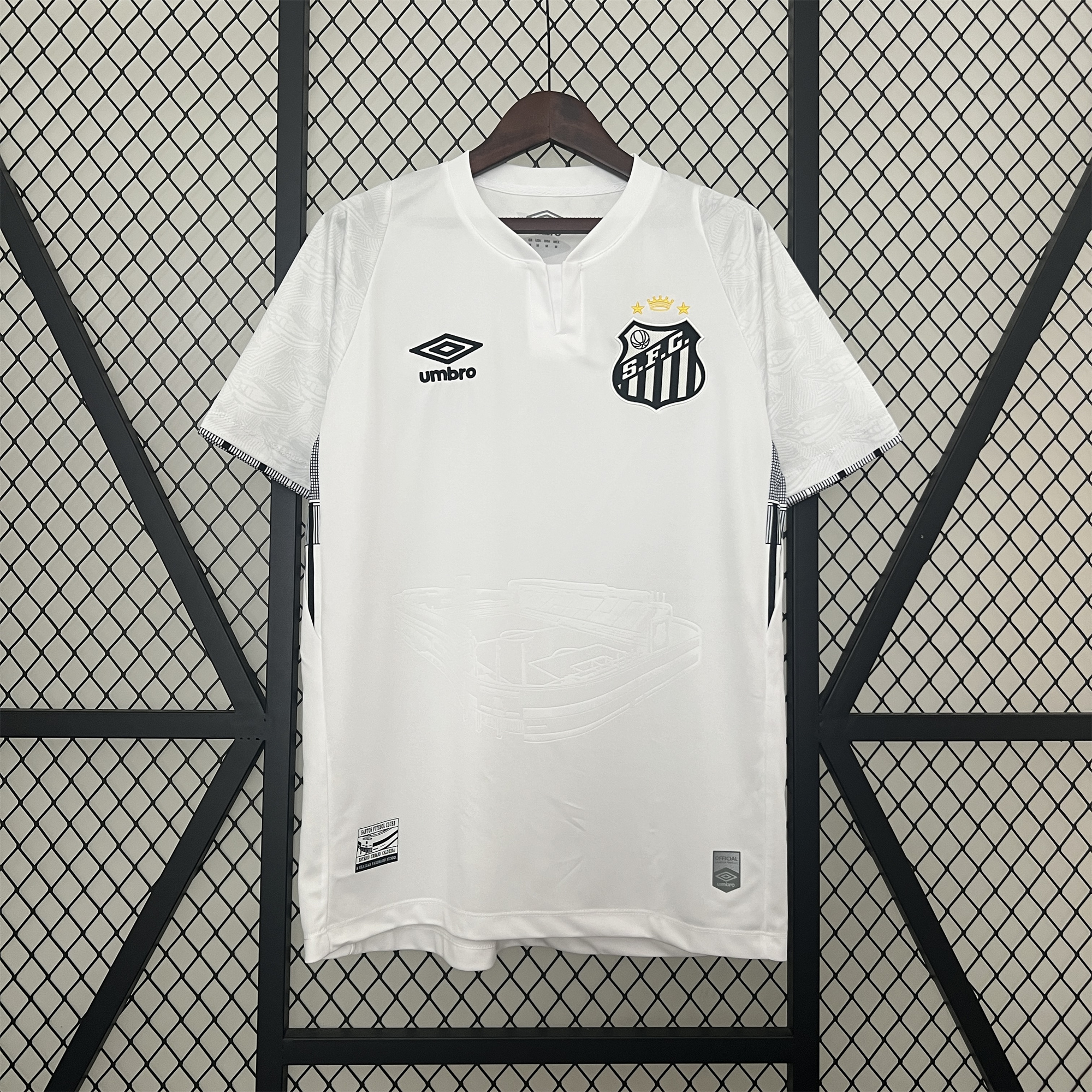 Santos 24-25 Home Unsponsored Jersey - Fans Version - UnitedFutballJersey