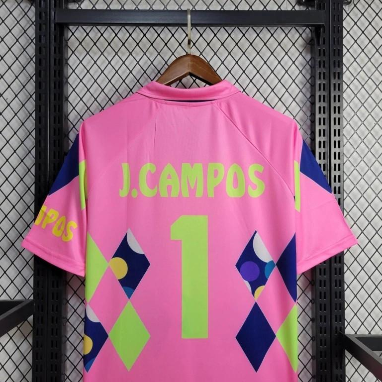 Retro Mexico 1992-93 Goalkeeper Pink Jersey - UnitedFutballJersey