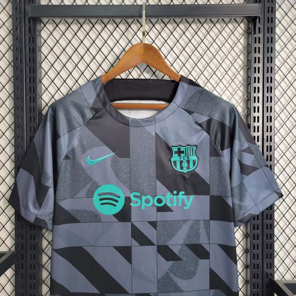 B.A.R.S.A 23-24 Black Training Jersey - Fans Version - UnitedFutballJersey