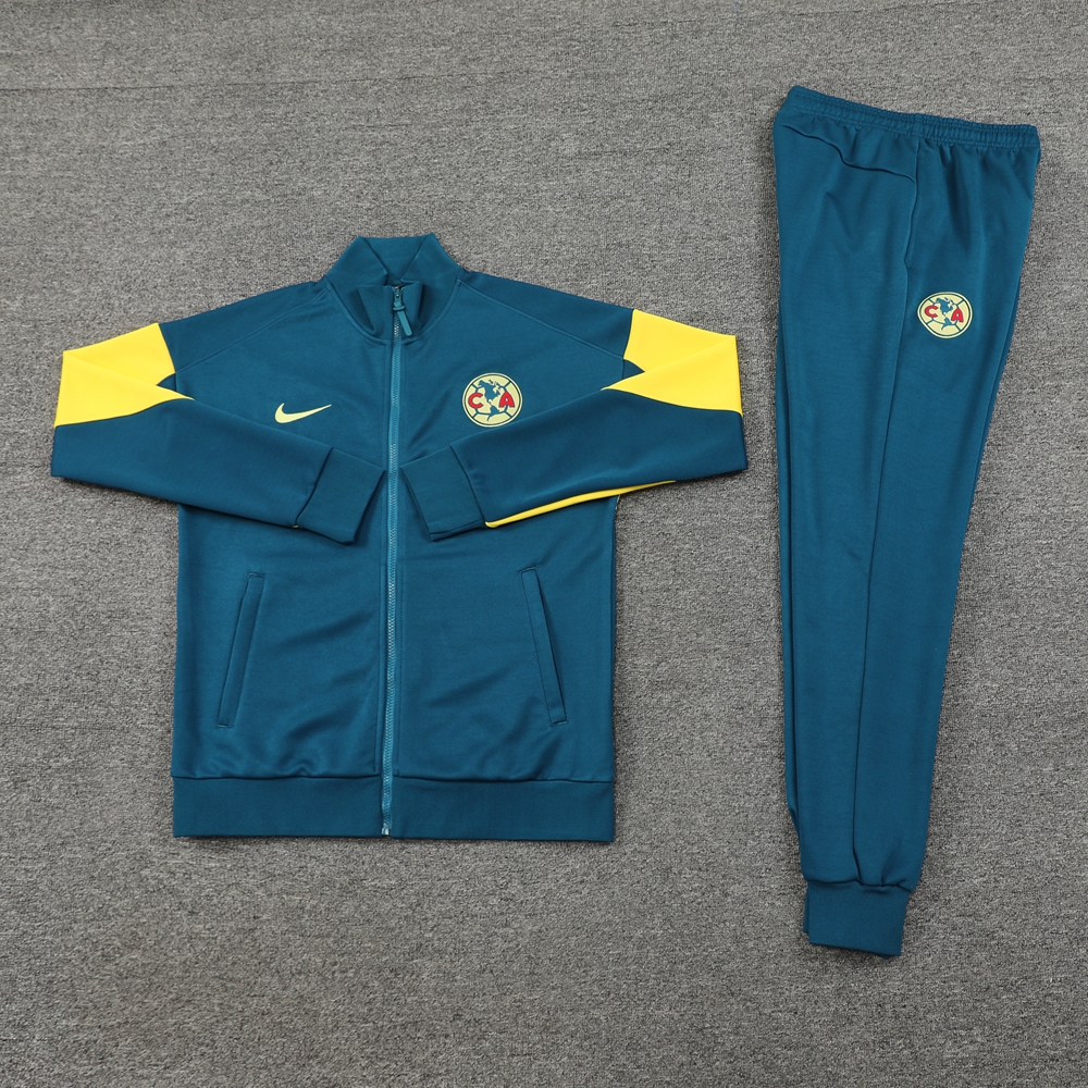 Club América 24-25 Jacket Training Tracksuit - Lake Green - UnitedFutballJersey