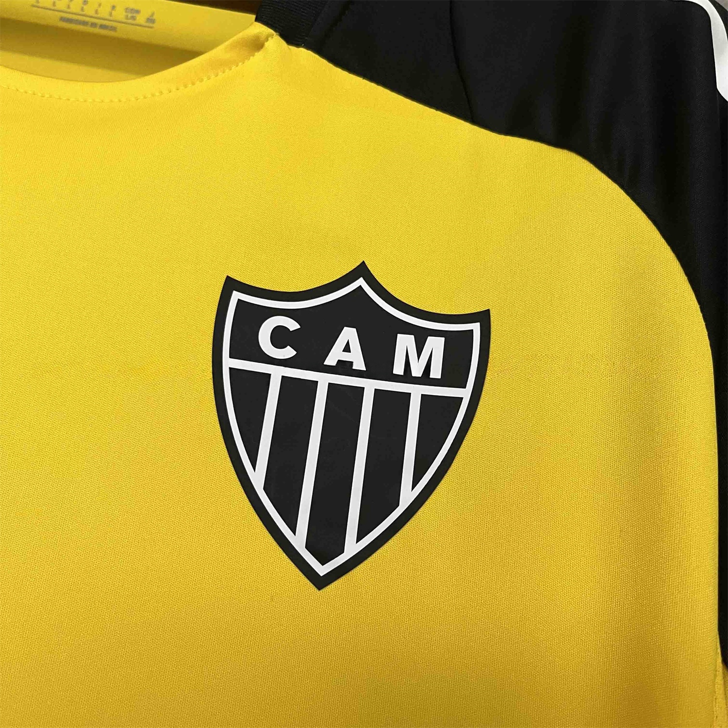 Atletico Mineiro 25-26 Yellow Pre-Match Training Jersey - Fans Version - UnitedFutballJersey