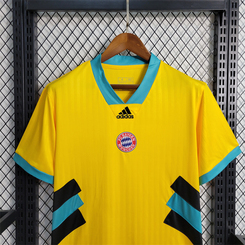 23/24 Bayern Munich Jersey Yellow Icon - Fans Version - UnitedFutballJersey