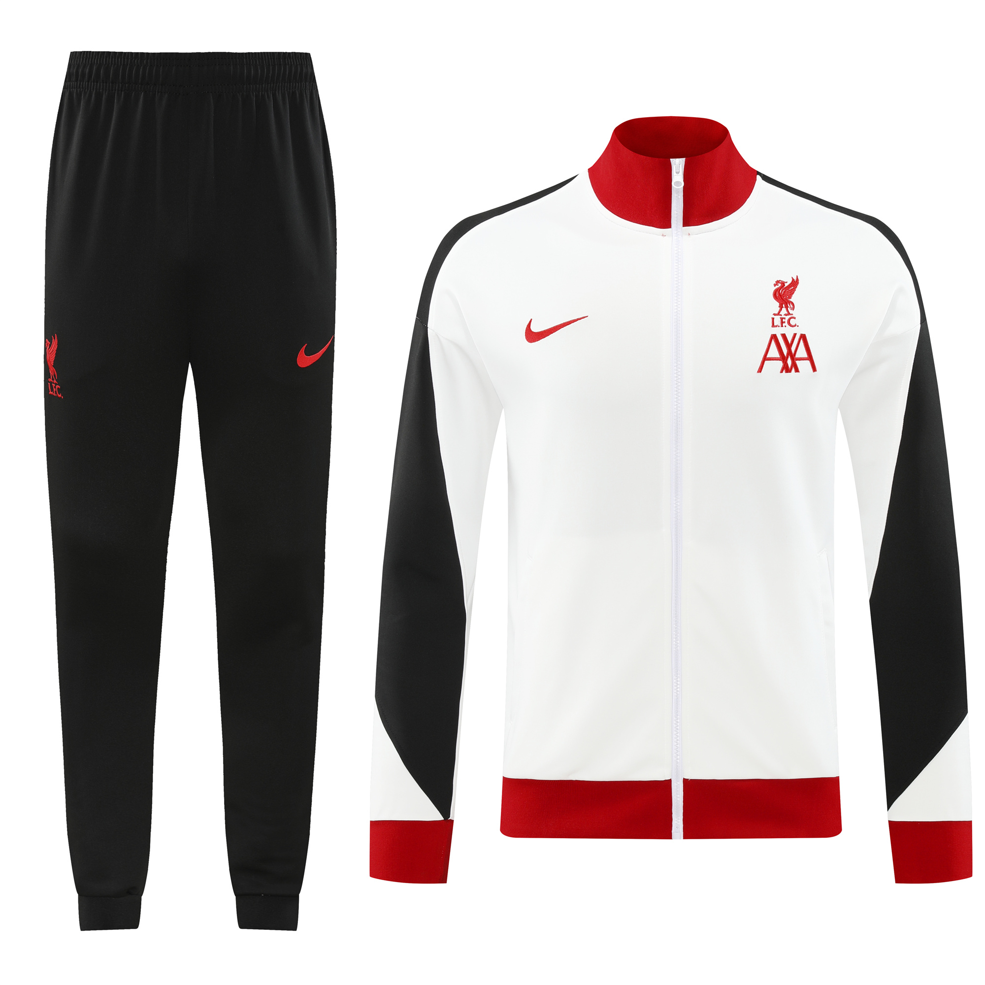Liver.pool 24-25 Jacket Training Tracksuit - White - UnitedFutballJersey