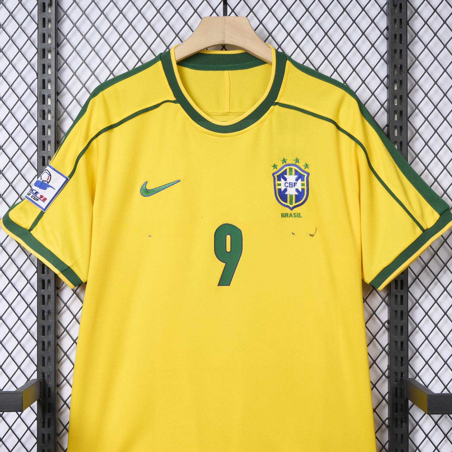 Retro Brazil 1998 Home Jersey - UnitedFutballJersey