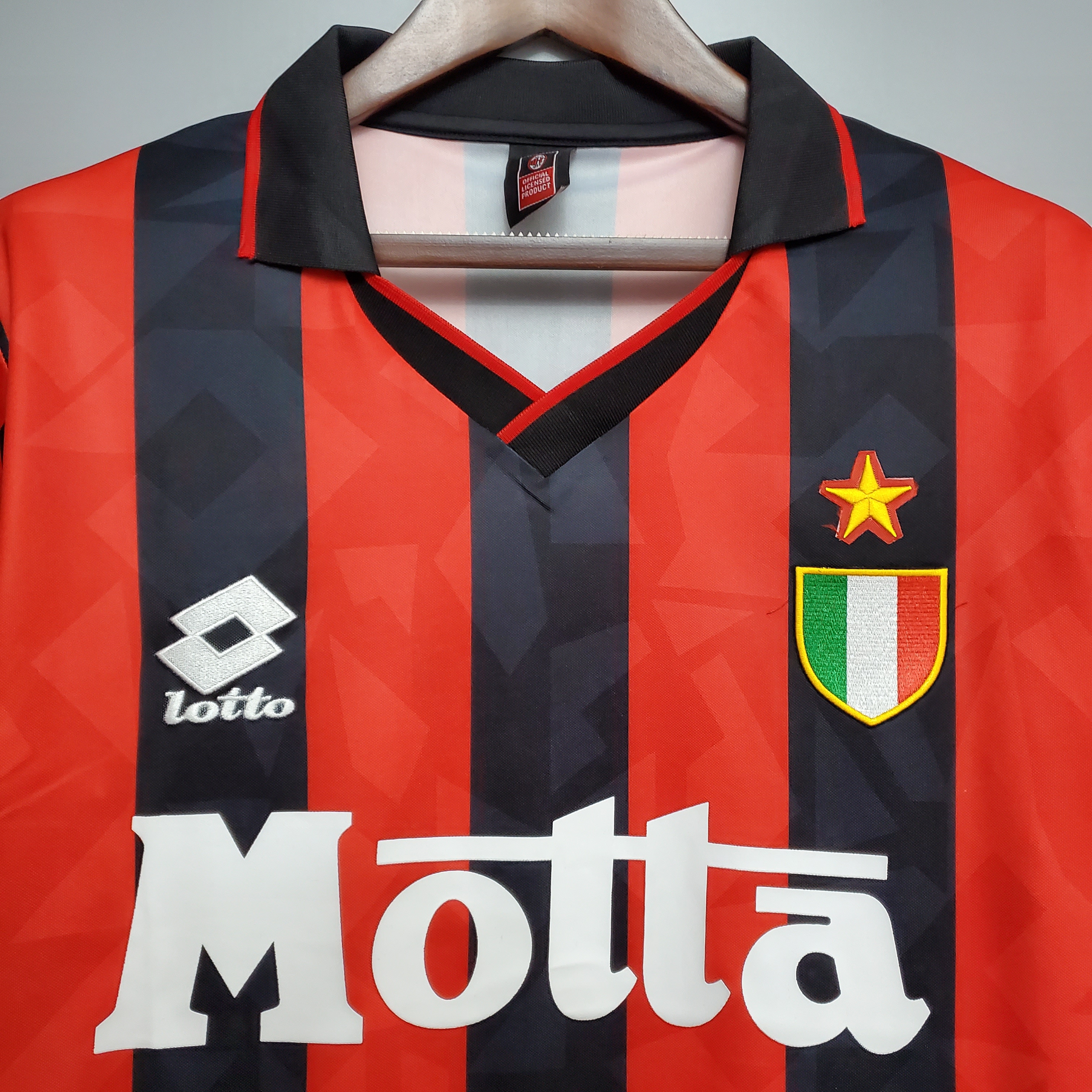Retro AC Milan 93-94 Home Stadium Jersey - UnitedFutballJersey