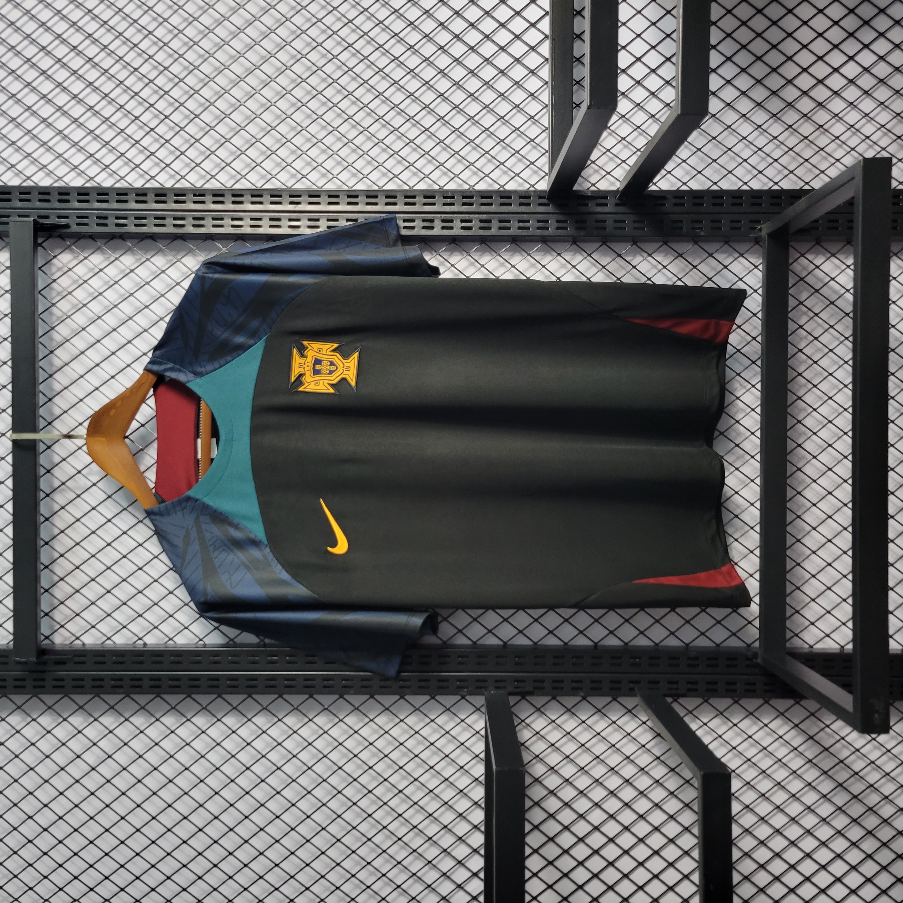 Portugal 22-23 Black Training Jersey - Fans Version - UnitedFutballJersey