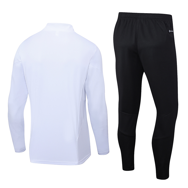 Manchester United 23-24 Kids Long Sleeve Training Set White and Red - UnitedFutballJersey