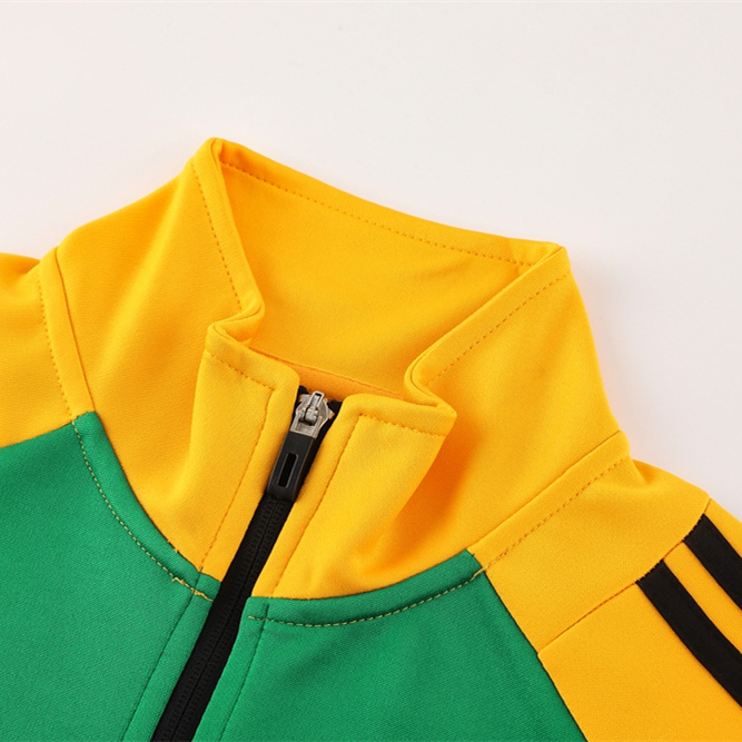 Arsenal 24-25 Jacket Training Tracksuit - Green Top and Black Pants - UnitedFutballJersey