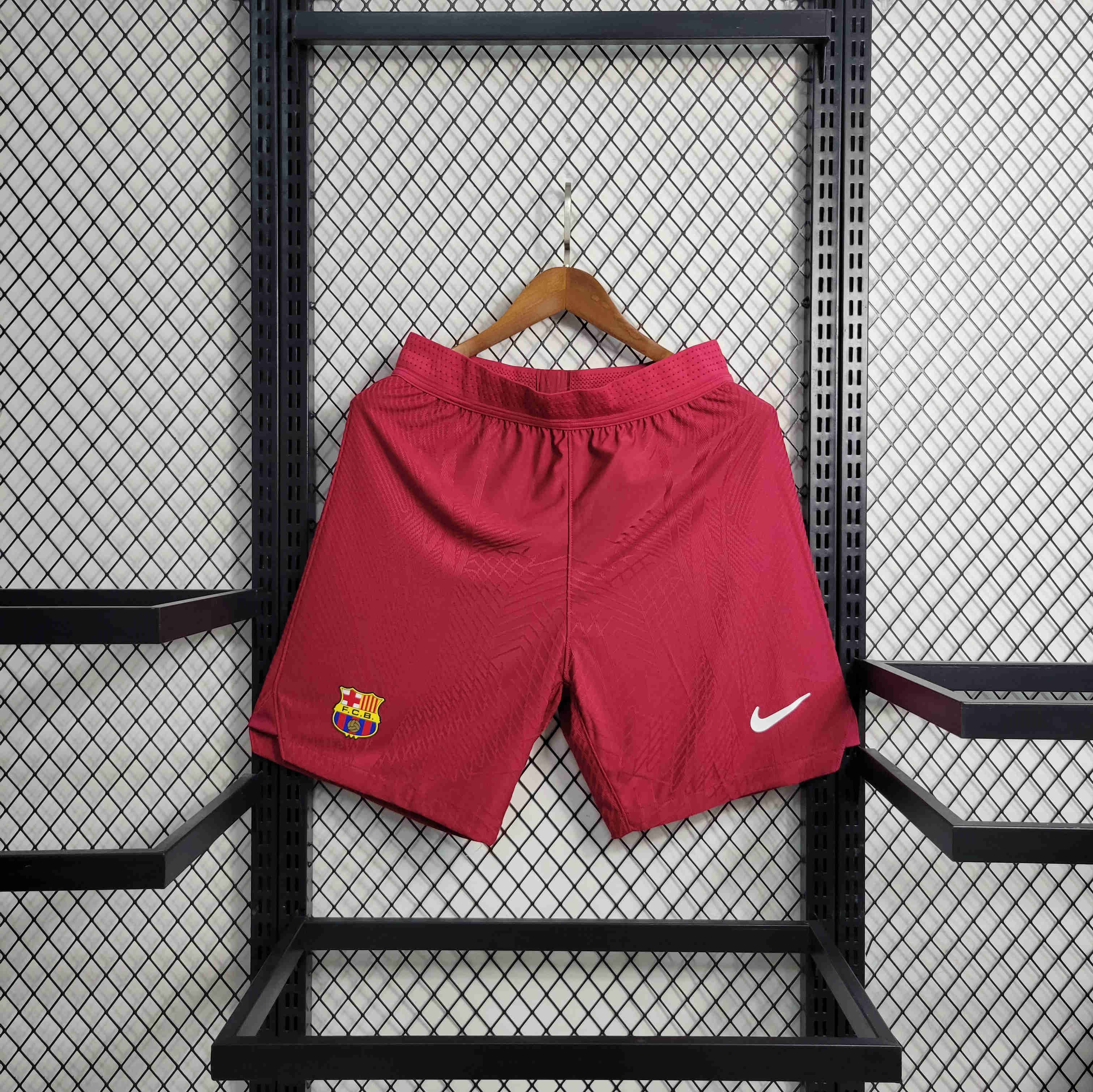 B.A.R.S.A 23-24 Red Shorts - Player Version - UnitedFutballJersey