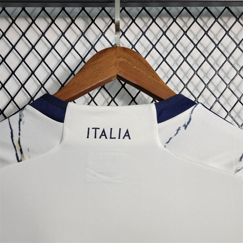 Italy 23-24 Away Long Sleeve Jersey - Fans Version - UnitedFutballJersey