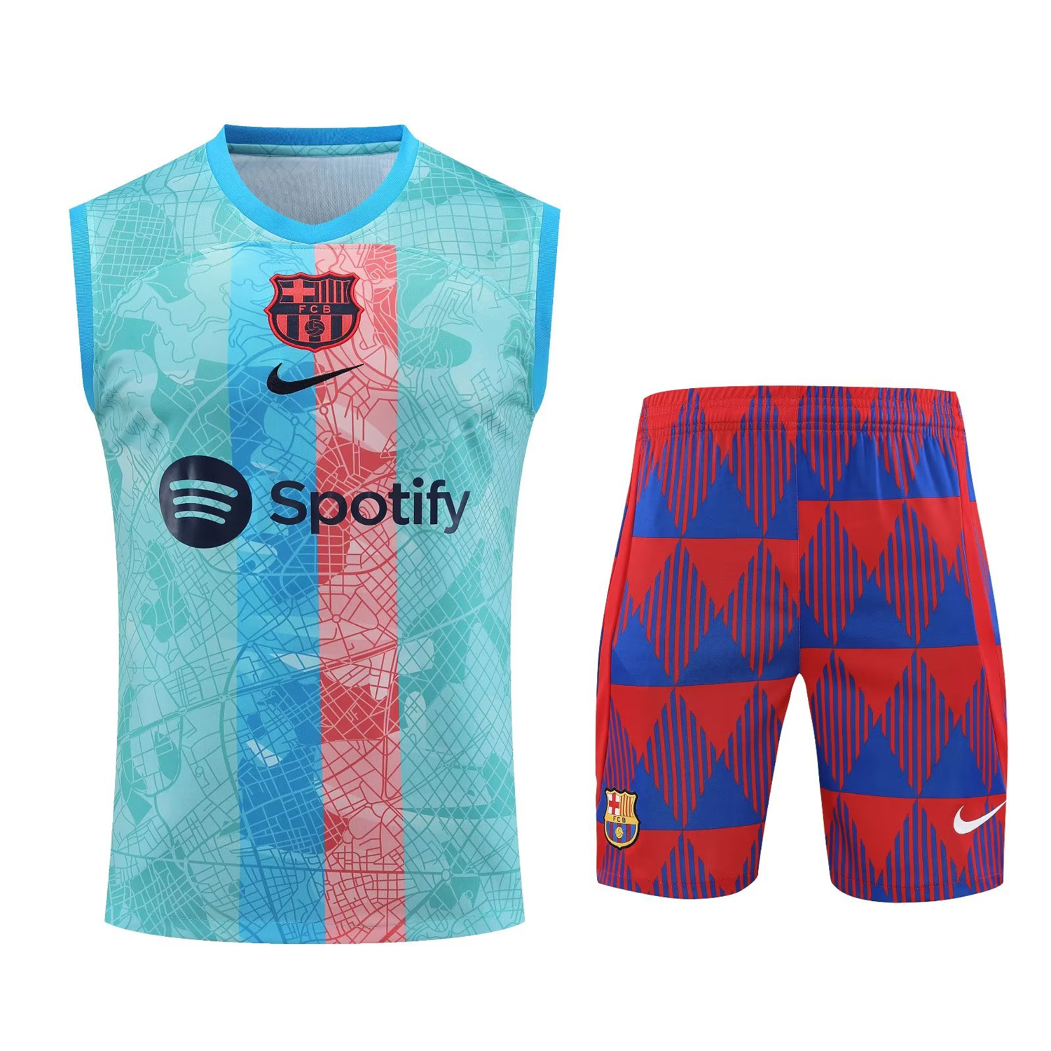 B.A.R.S.A 23-24 Player Vest Training Set - UnitedFutballJersey