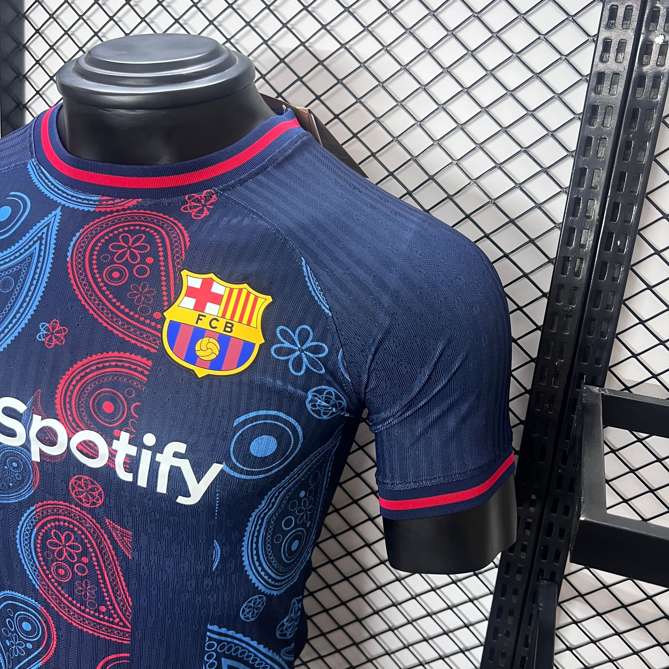 B.A.R.S.A 24-25 Blue Speical Jersey - Player Version - UnitedFutballJersey