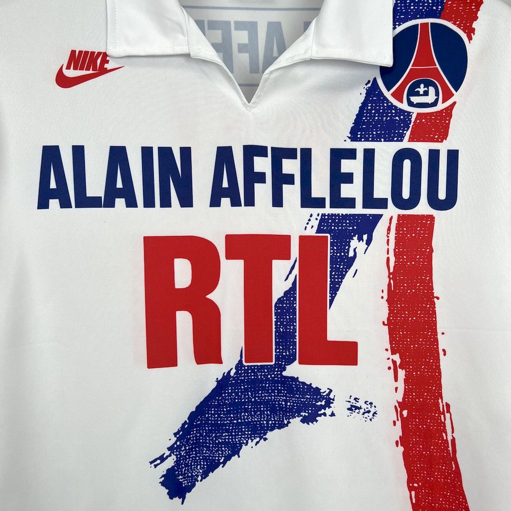 Retro Paris Saint-Germain PSG 1990-91 Home Jersey - UnitedFutballJersey