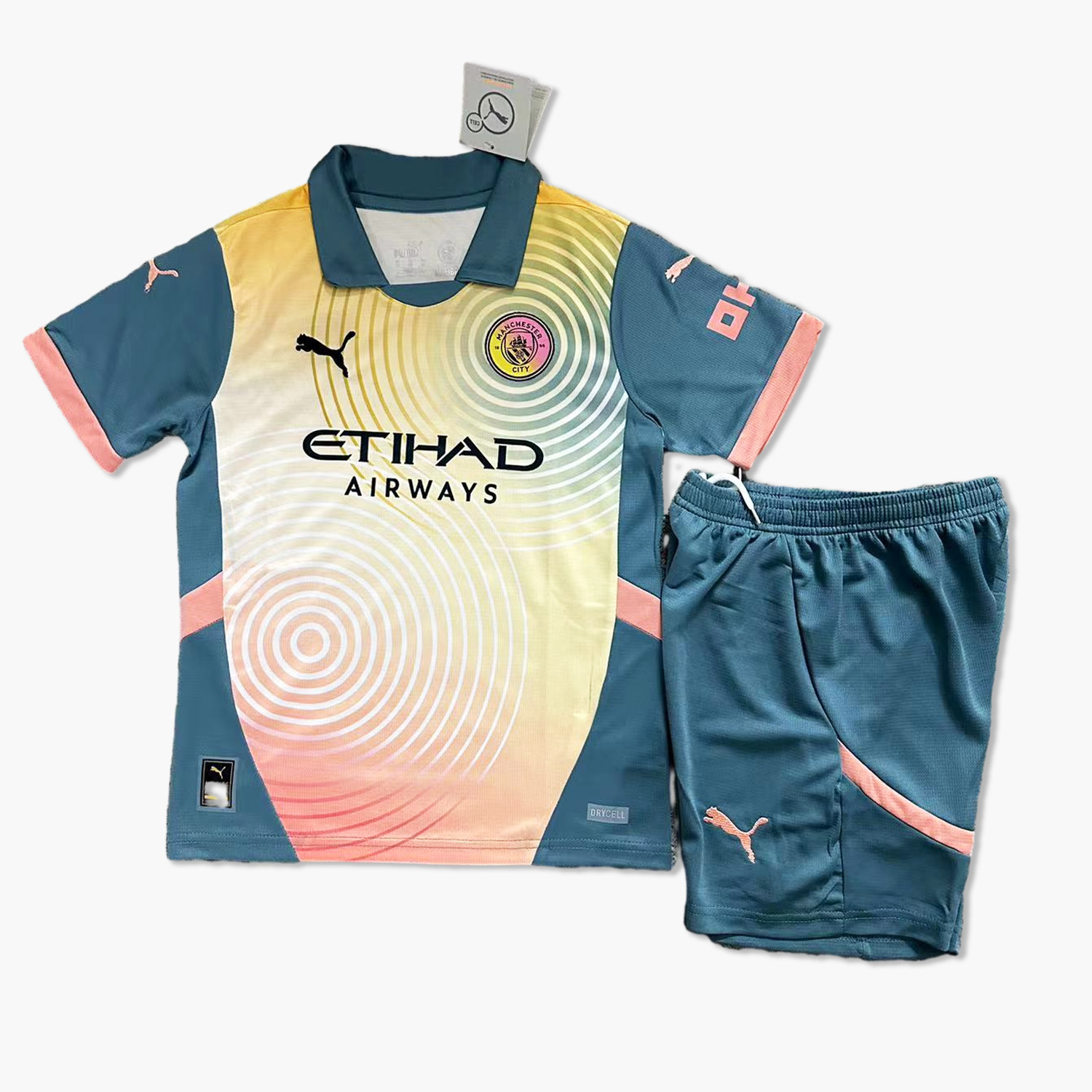 Manchester City 24-25 Fourth Kids Kit - UnitedFutballJersey