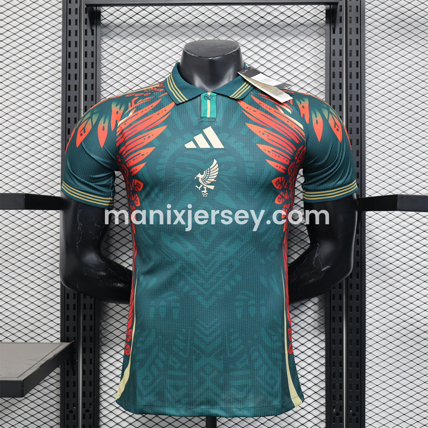 Mexico 2025 Gold Cup Green Special Edition Jersey - Player Version - UnitedFutballJersey