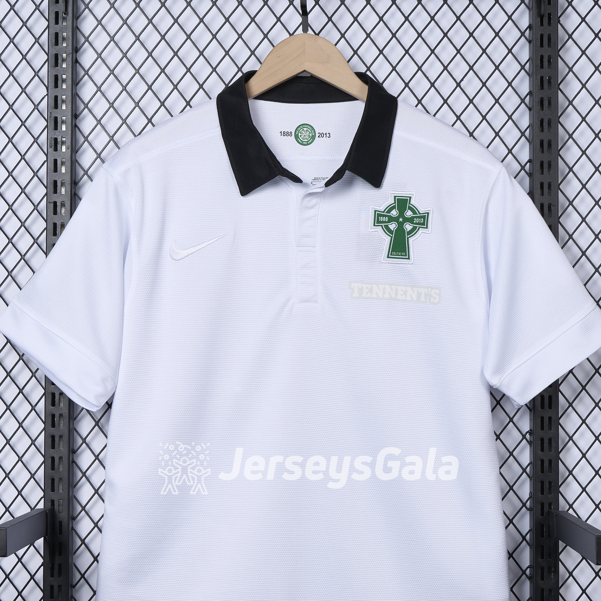 Retro Celtic 2012-13 Third 125th Anniversary White POLO Shirt - UnitedFutballJersey