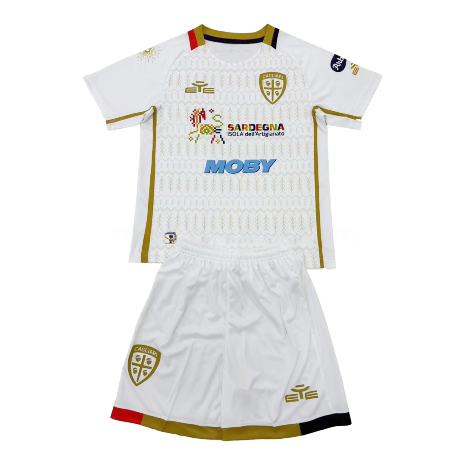 Cagliari Calcio 24-25 Away Kids Kit - UnitedFutballJersey