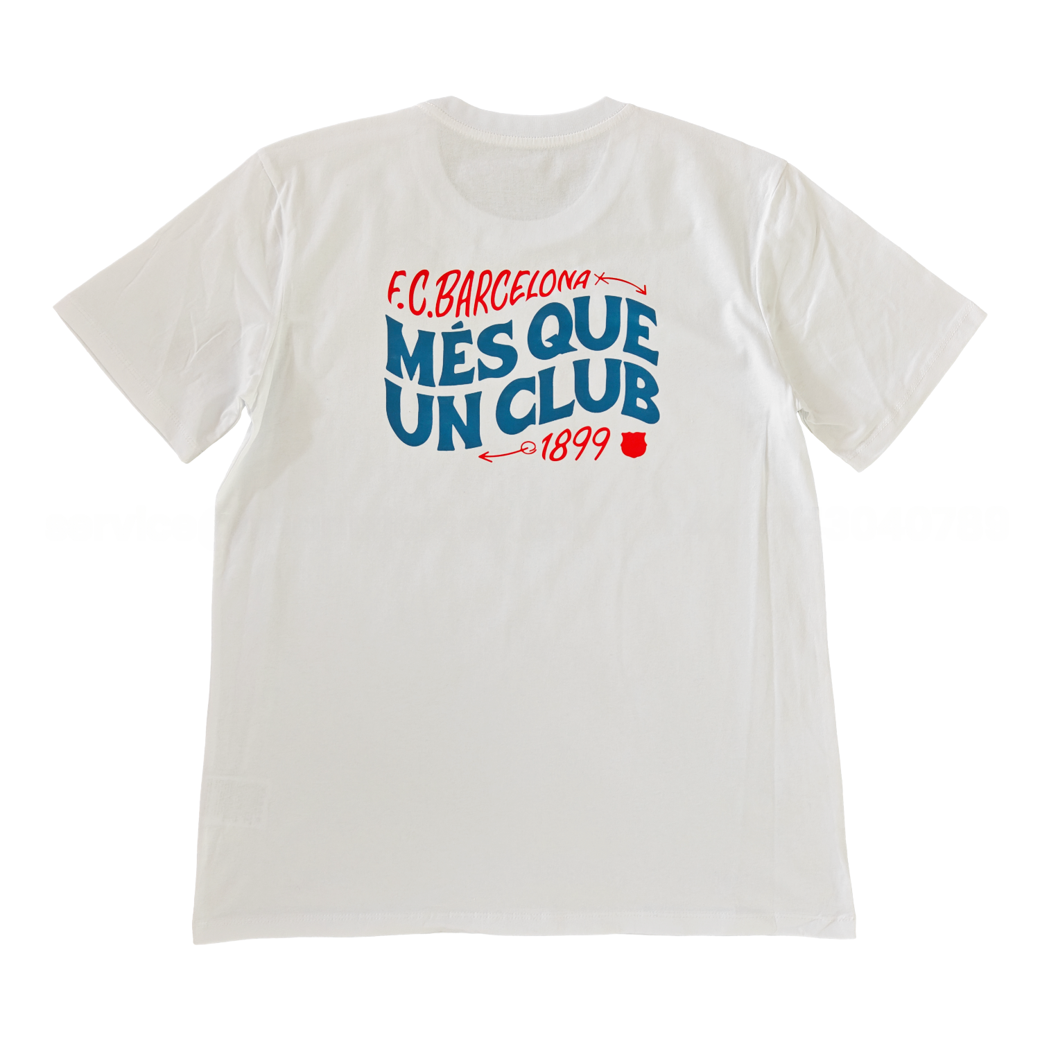 Barcelona Més Que Un Club Skateboard Aesthetics T-shirt【White】 - UnitedFutballJersey