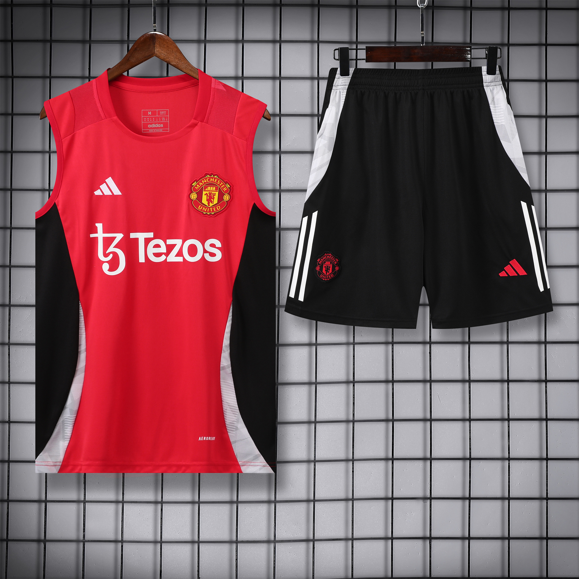 Manchester United 24-25 Vest Training Set - Red - UnitedFutballJersey