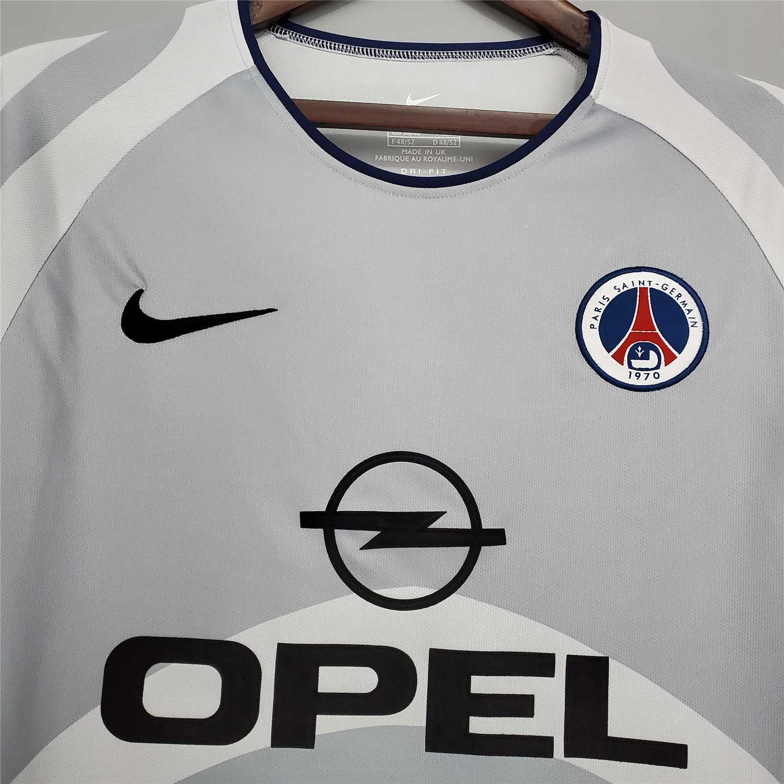 Retro Paris Saint-Germain PSG 2001-02 Away Jersey - UnitedFutballJersey