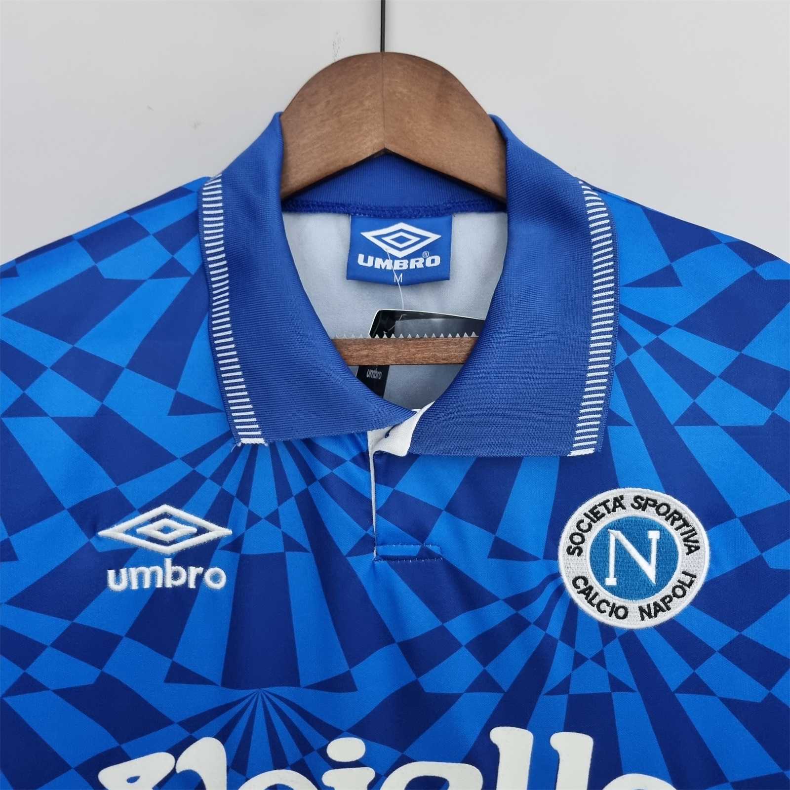 Retro Napoli 1991-93 Home Stadium Jersey - UnitedFutballJersey