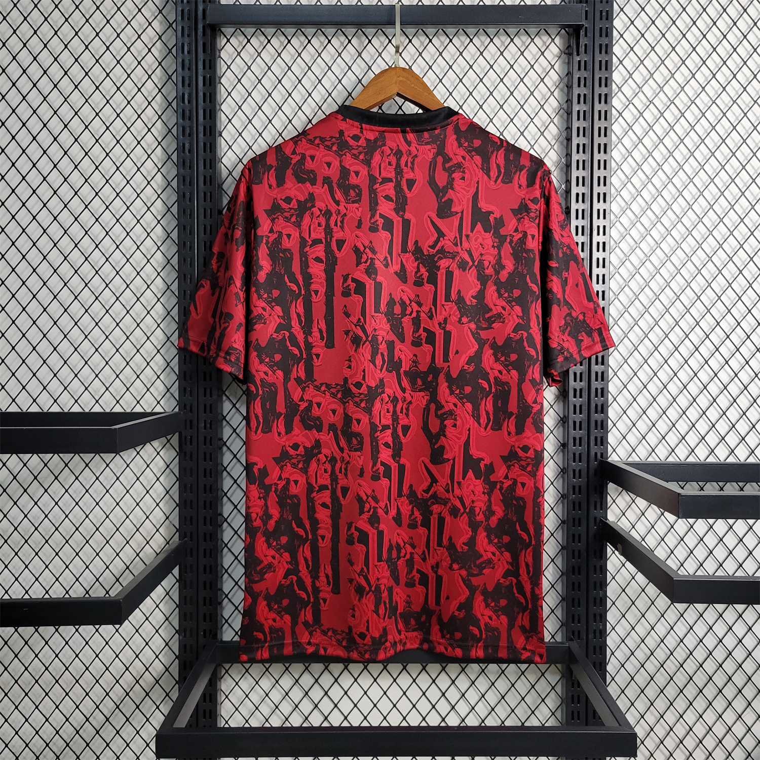 Manchester United 23-24 Red Black Training Jersey - Fans Version - UnitedFutballJersey