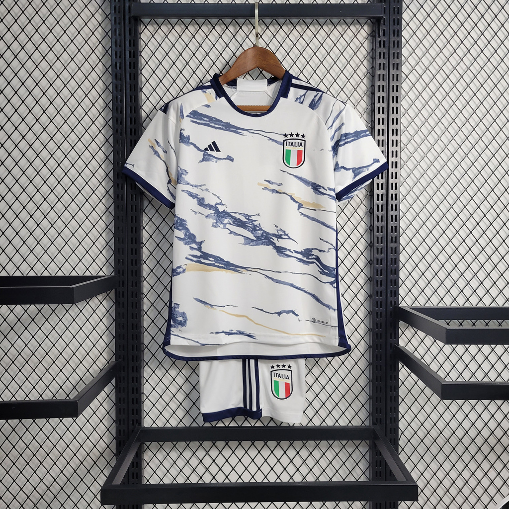 Italy 23-24 Away Kids Kit - UnitedFutballJersey