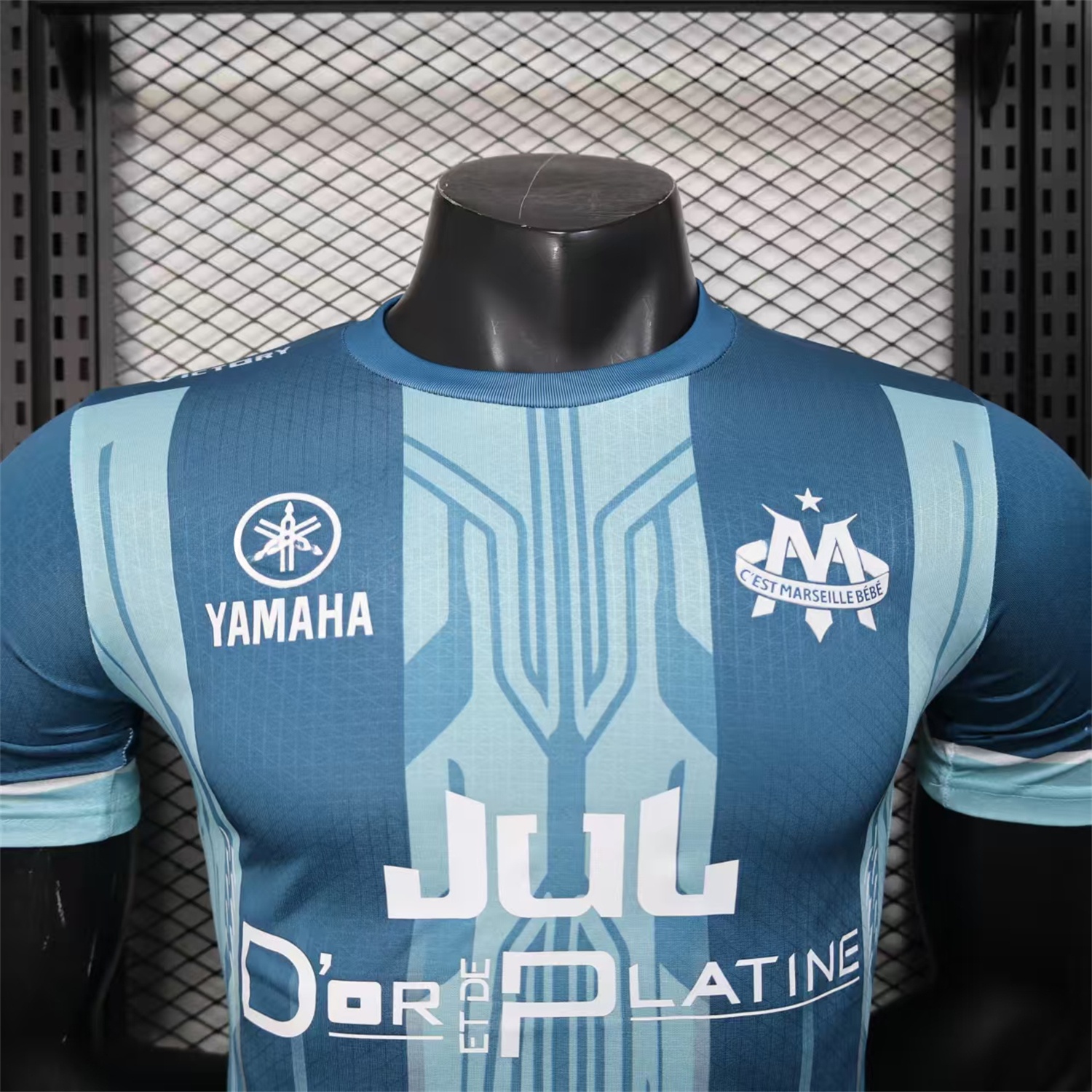 Marseille 25-26 Blue Stripes Special Jersey - Player Version - UnitedFutballJersey