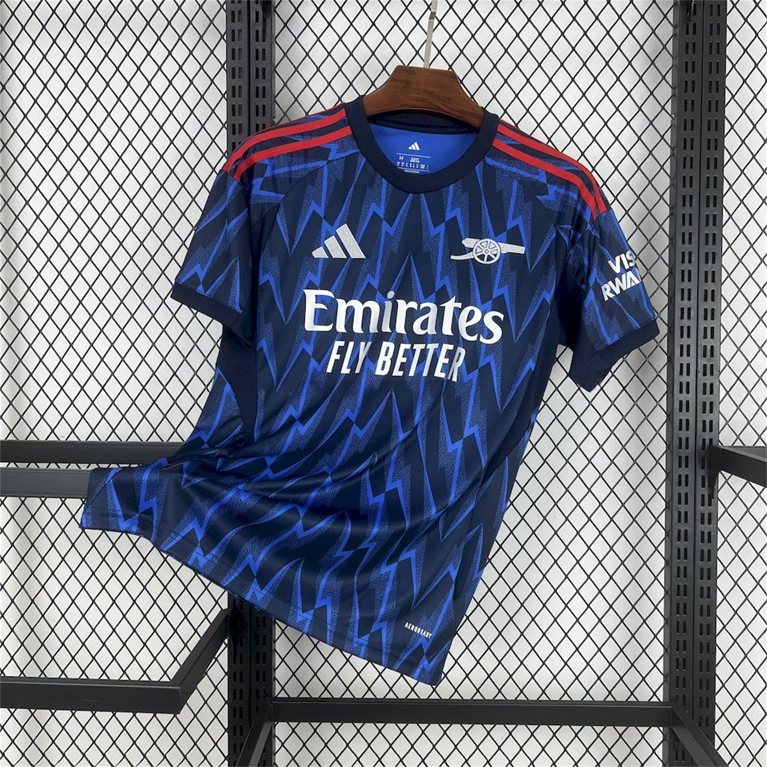 Arsenal 25-26 Away Blue Jersey - Fans Version - UnitedFutballJersey