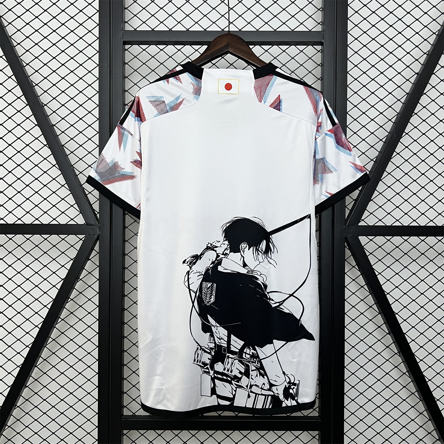 Japan 2024 Levi Ackerman White Jersey - Fans Version - UnitedFutballJersey