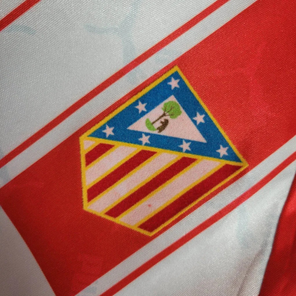 Retro Atletico Madrid 1994-95 Home Stadium Jersey - UnitedFutballJersey