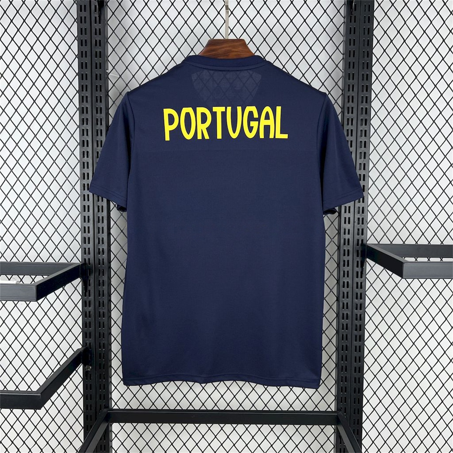 Portugal 2025-26 Navy Blue Casuals Jersey - Fans Version - UnitedFutballJersey