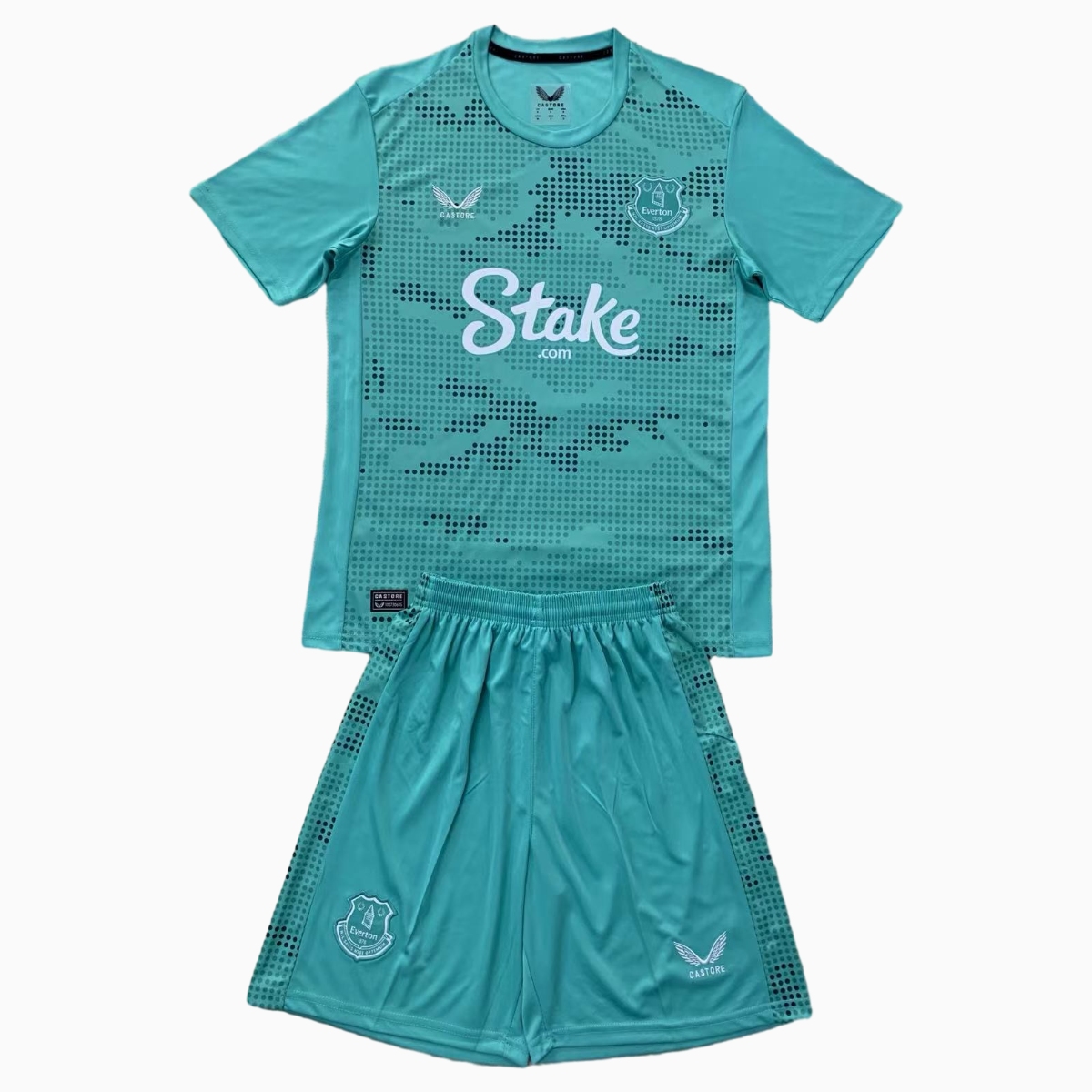 Everton 24-25 Lake Blue Goalkeeper Men's Adult Jersey Set - Fans Version - UnitedFutballJersey