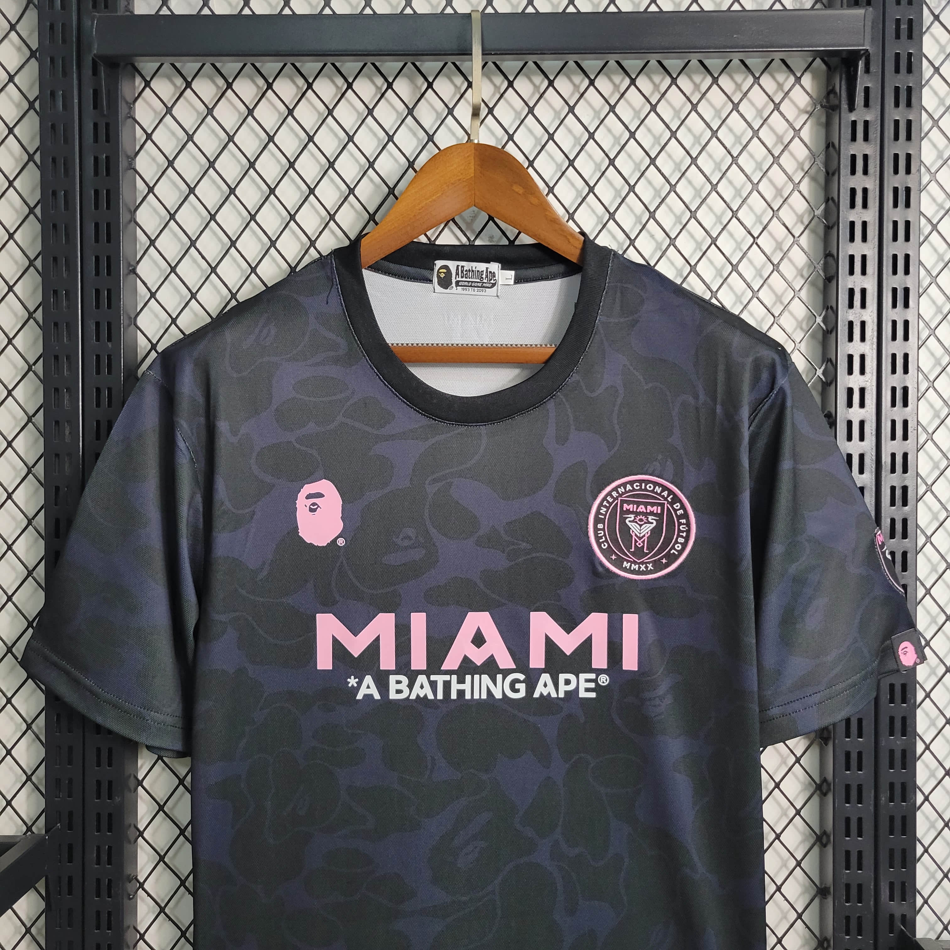 INT M.A.M x A.P.E 23-24 Black Special Edition Jersey - Fans Version - UnitedFutballJersey