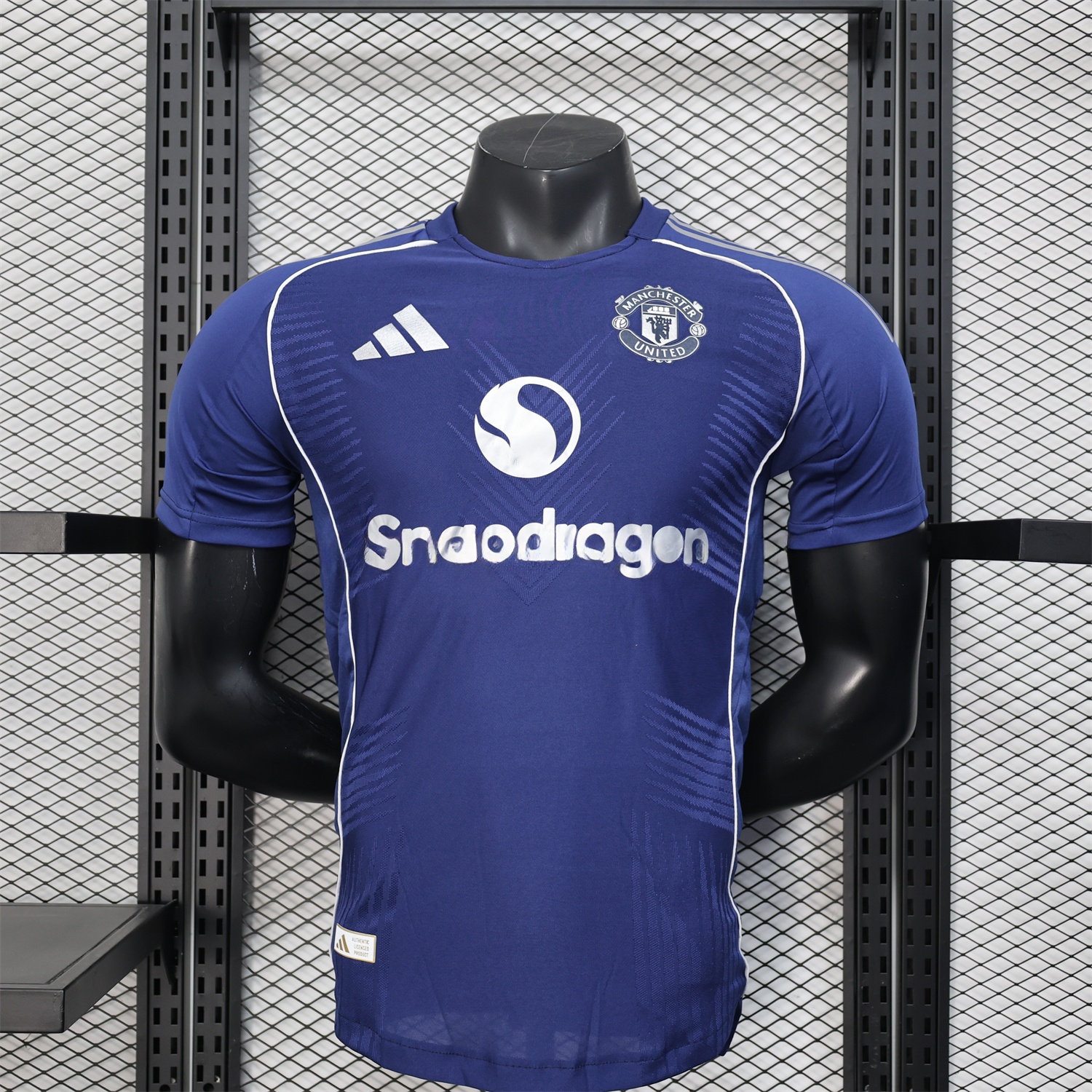 Manchester United 25-26 Blue Training Jersey - Player Version - UnitedFutballJersey