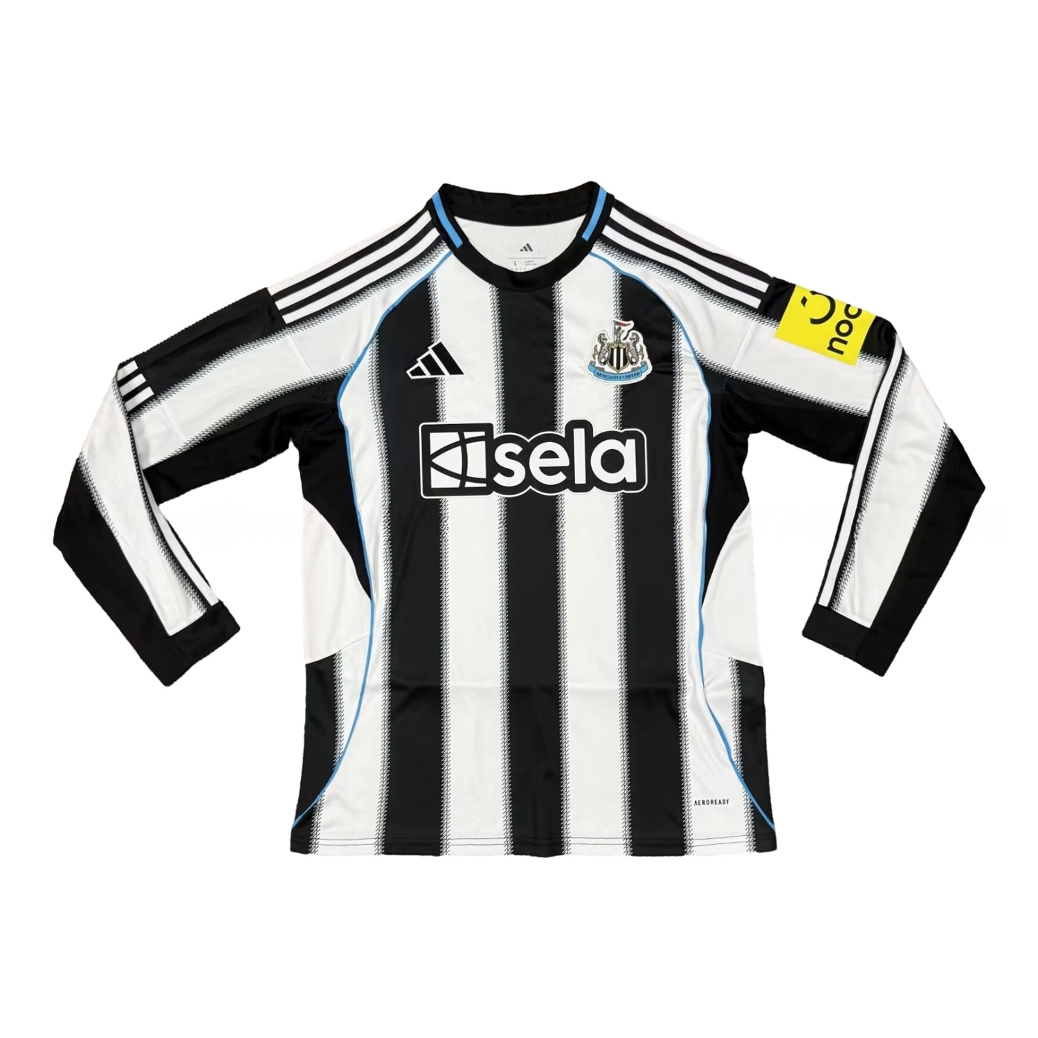 Newcastle United 25-26 Home Long Sleeves Jersey - Fans Version - UnitedFutballJersey