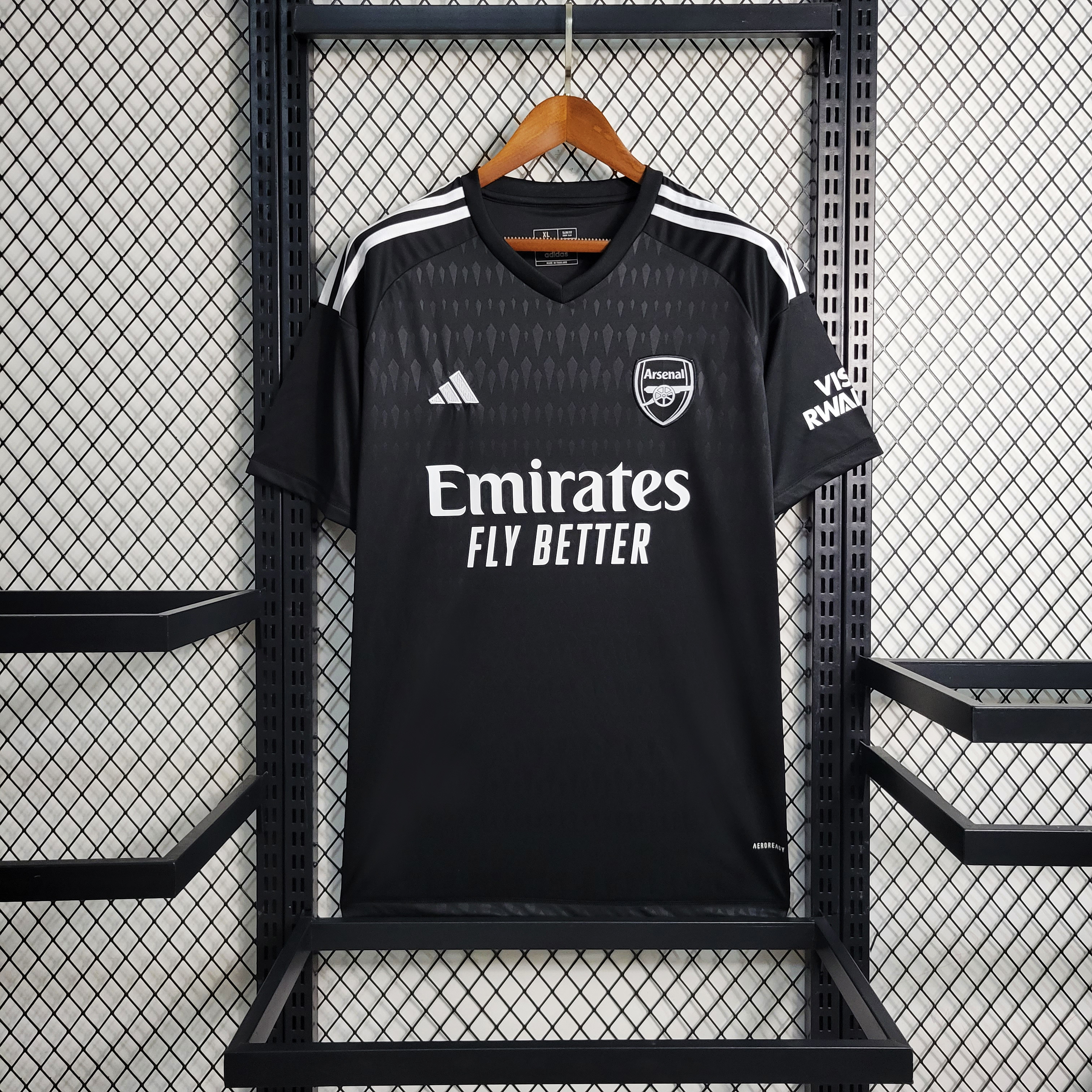 23-24 Arsenal Black Goal Keeper Fans Jersey - UnitedFutballJersey