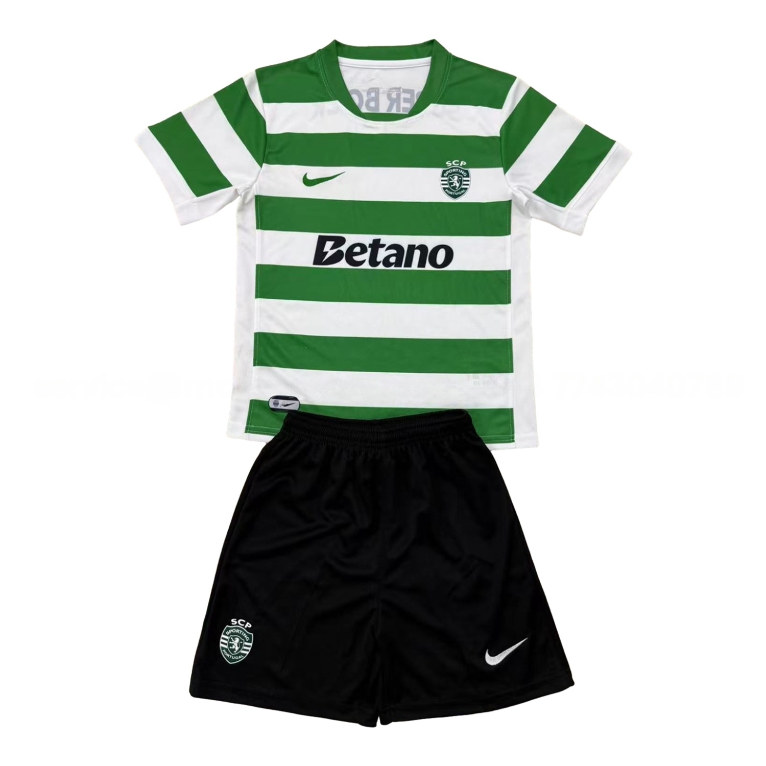 Sporting CP 25-26 Home Men's Adult Jersey Set - Fans Version - UnitedFutballJersey