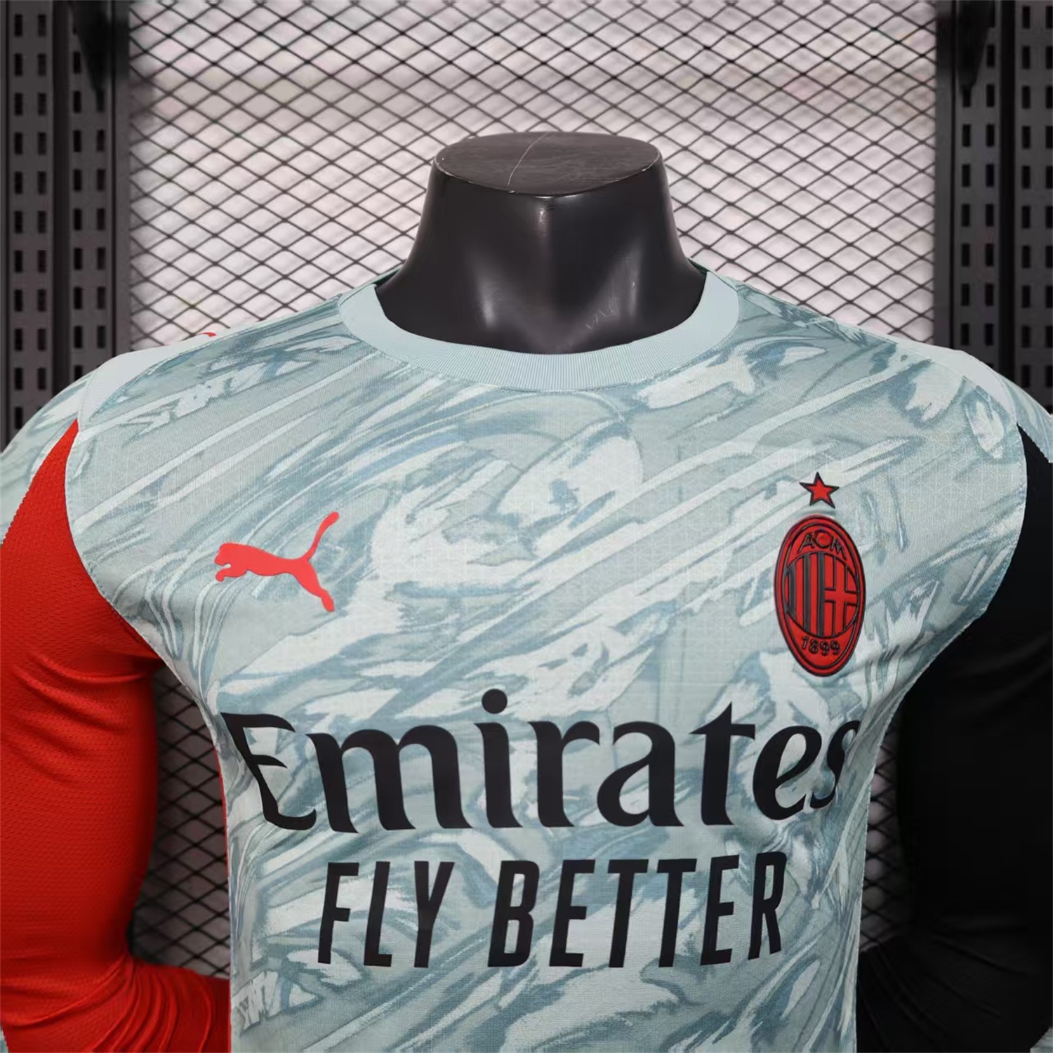 AC Milan 25-26 Goalkeeper Home Long Sleeves Jersey - Player Version - UnitedFutballJersey