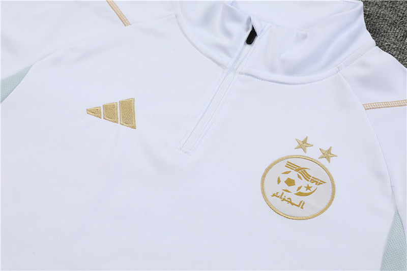 Algeria 23-24 Long Sleeve Training Set -White - UnitedFutballJersey