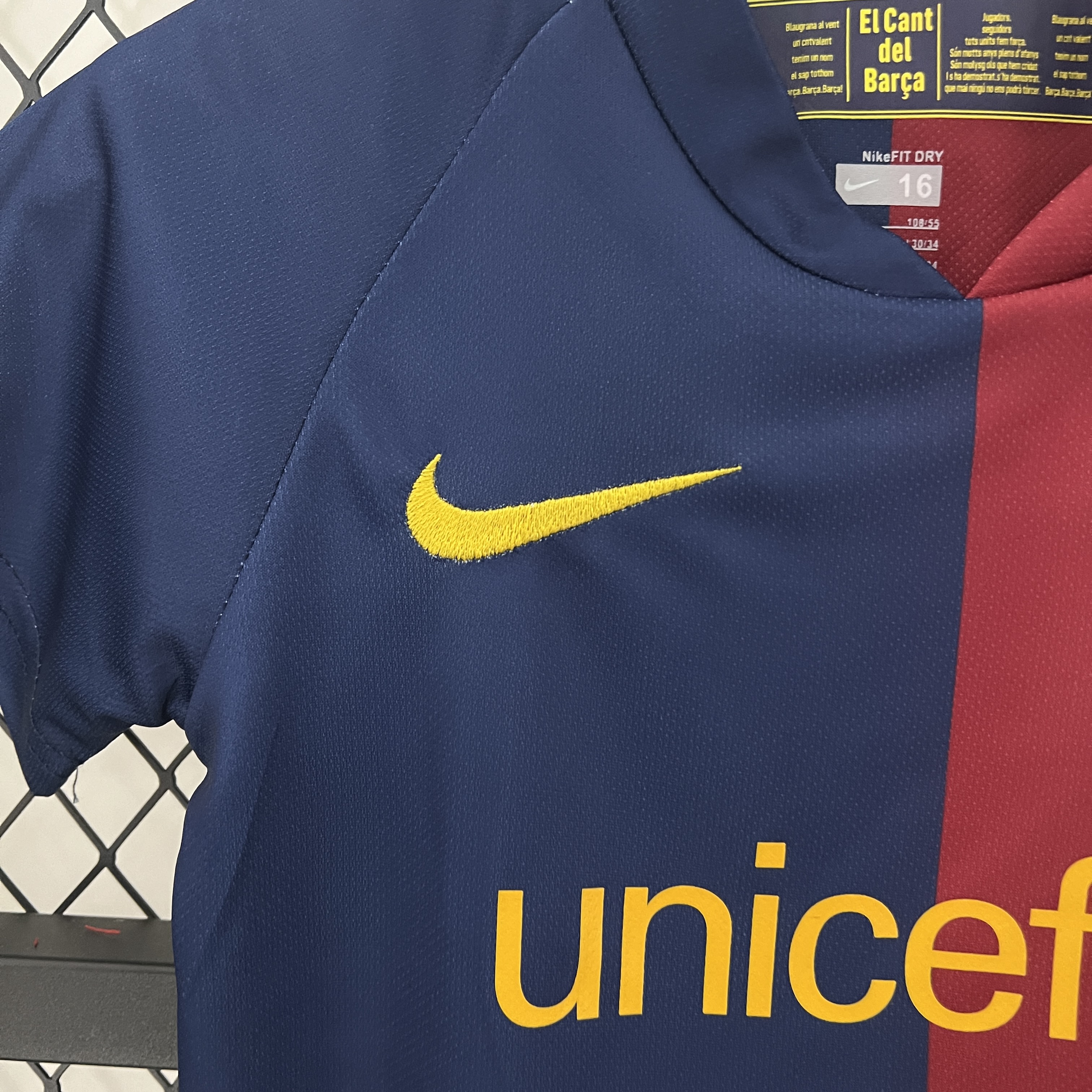 Retro B.A.R.S.A 2008-09 Home Stadium Kids Kit - UnitedFutballJersey