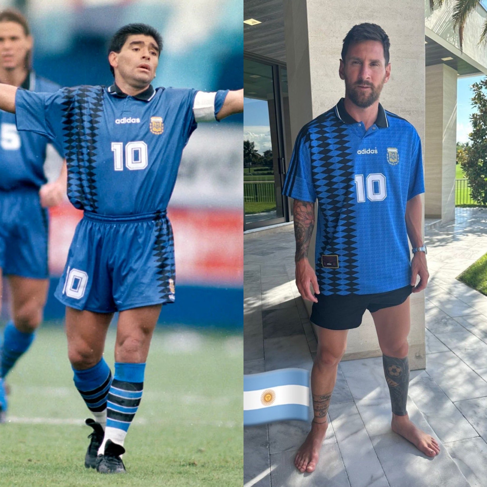 Retro Argentina 1994 Away Stadium Jersey - UnitedFutballJersey