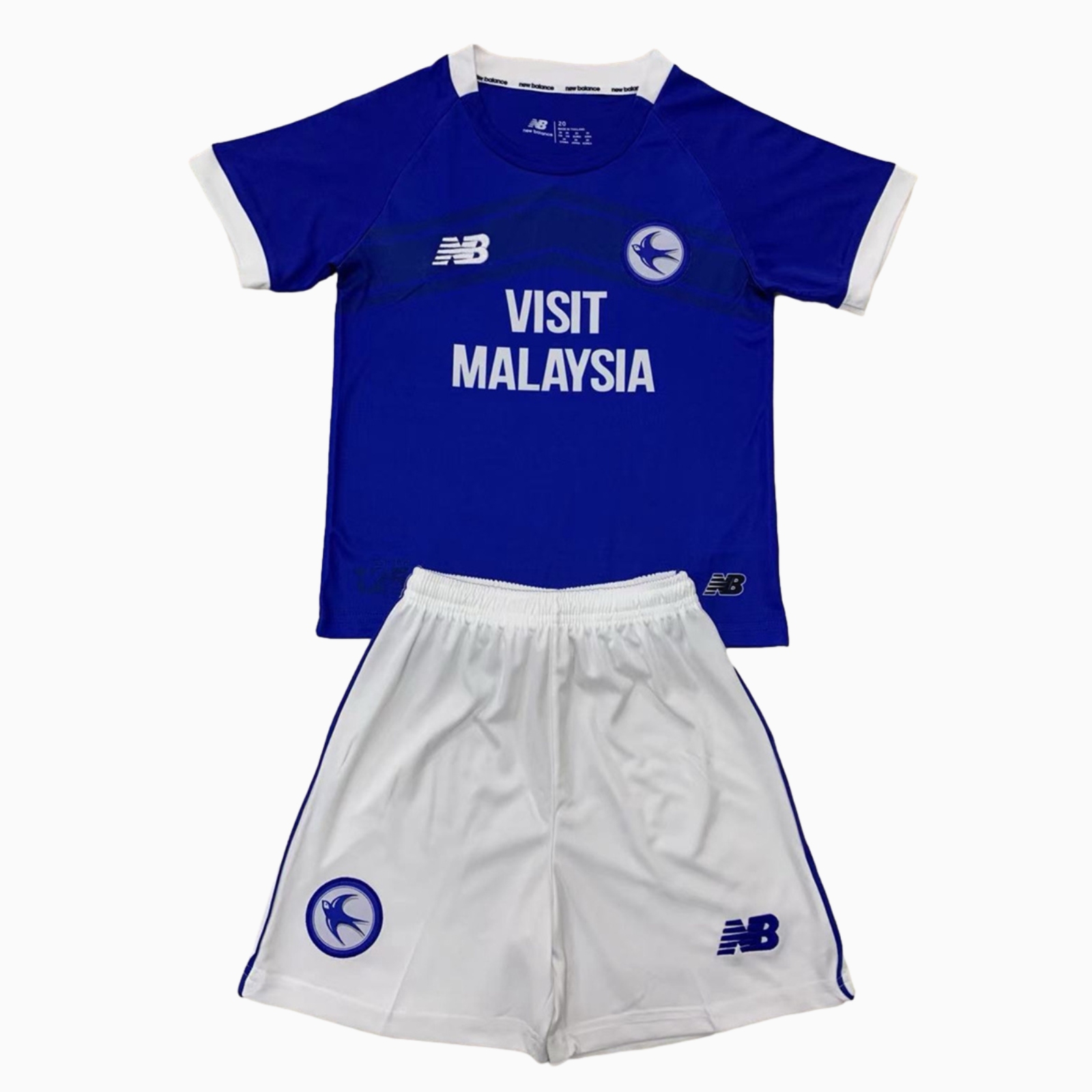 Cardiff City 24-25 Home Men's Adult Jersey Set - Fans Version - UnitedFutballJersey
