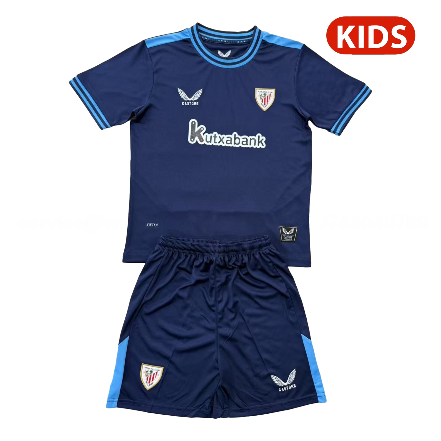 Athletic Bilbao 25-26 Away Kids Kit - UnitedFutballJersey