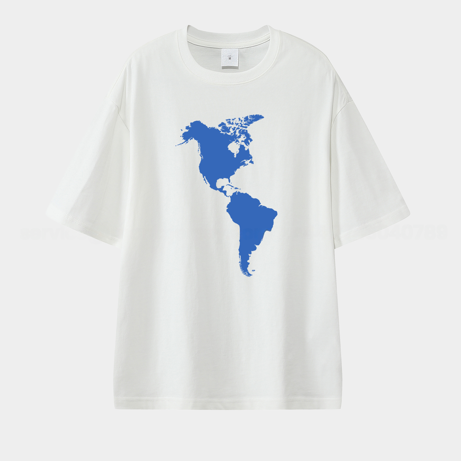 Club América Map Of The American Continent Unisex Pure Cotton T-shirt - UnitedFutballJersey